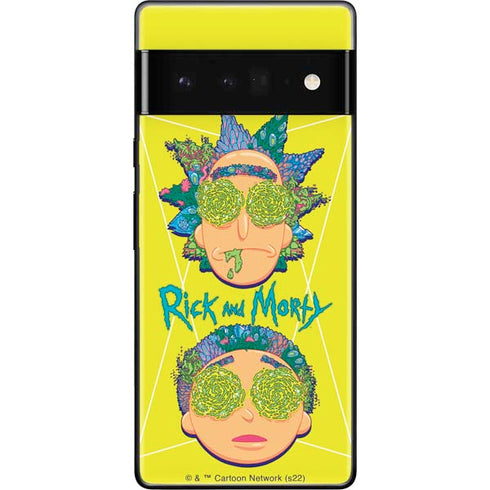 Adult Swim Rick and Morty Rick and Morty Portal Eyes Google Pixel 6 Pro Skin